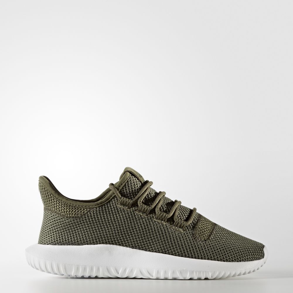 Adidas Tubular Shadow - Originals για κοριτσια - Ελιά/Ασπρα,Μέγεθος: EU 27 – 39 1/3 (115ARJCI)